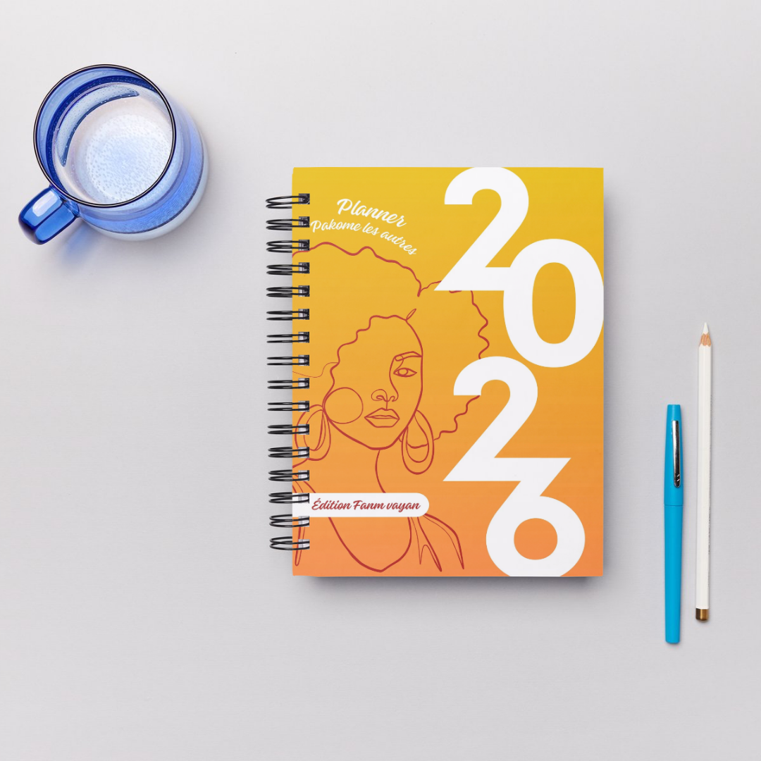 Pack Agenda et Planner Pakome les autres 2026 - Edition Fanm vayan