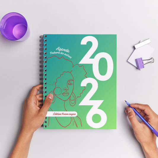 Pack Agenda et Planner Pakome les autres 2026 - Edition Fanm vayan
