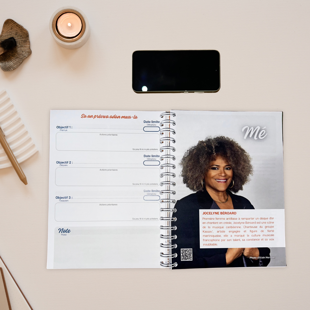 Pack Agenda et Planner Pakome les autres 2026 - Edition Fanm vayan