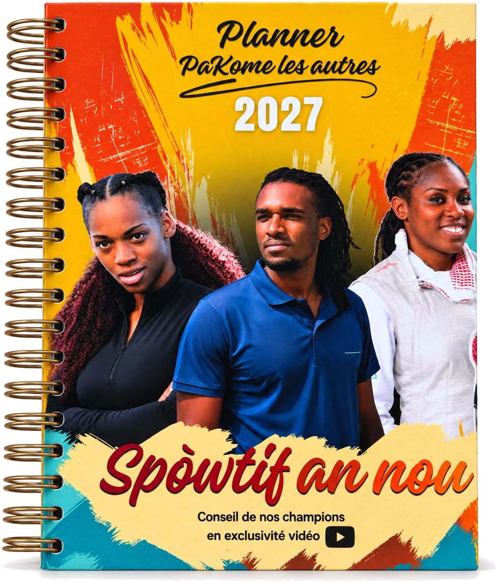 Le Planner Pakome les autres 2027, collection Spòwtif an nou