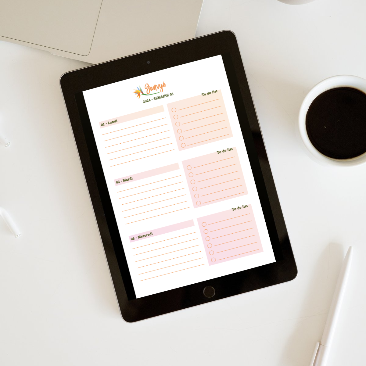 Planner digital Pakome les autres 2024